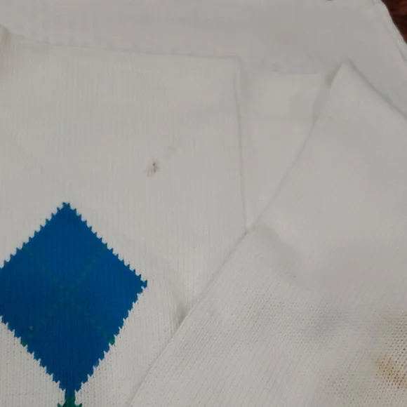 John Ashford  Sweater with Blue and Green Golf Design - Picture 5 of 11